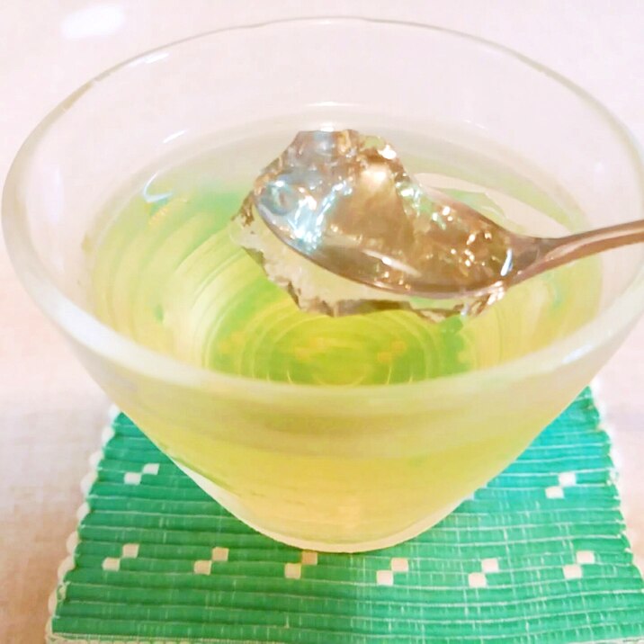 緑茶蜂蜜ゼリー